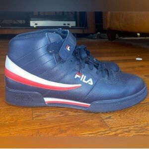 Fila High Vulc 13 high-top sneakers (Navy/Red/White)